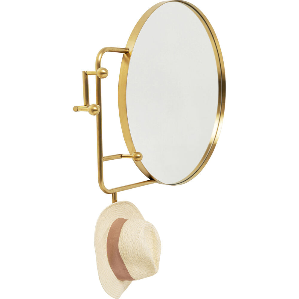 Coat Rack Tristan Mirror Ø65cm