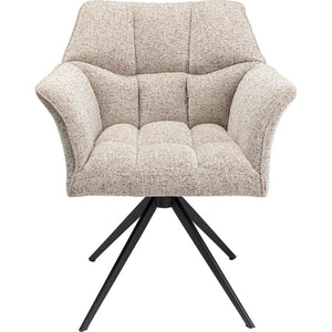 Swivel Chair Thinktank Beige (2/Set)