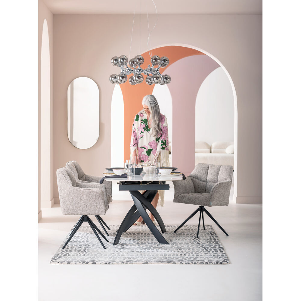 Swivel Chair Thinktank Beige (2/Set)