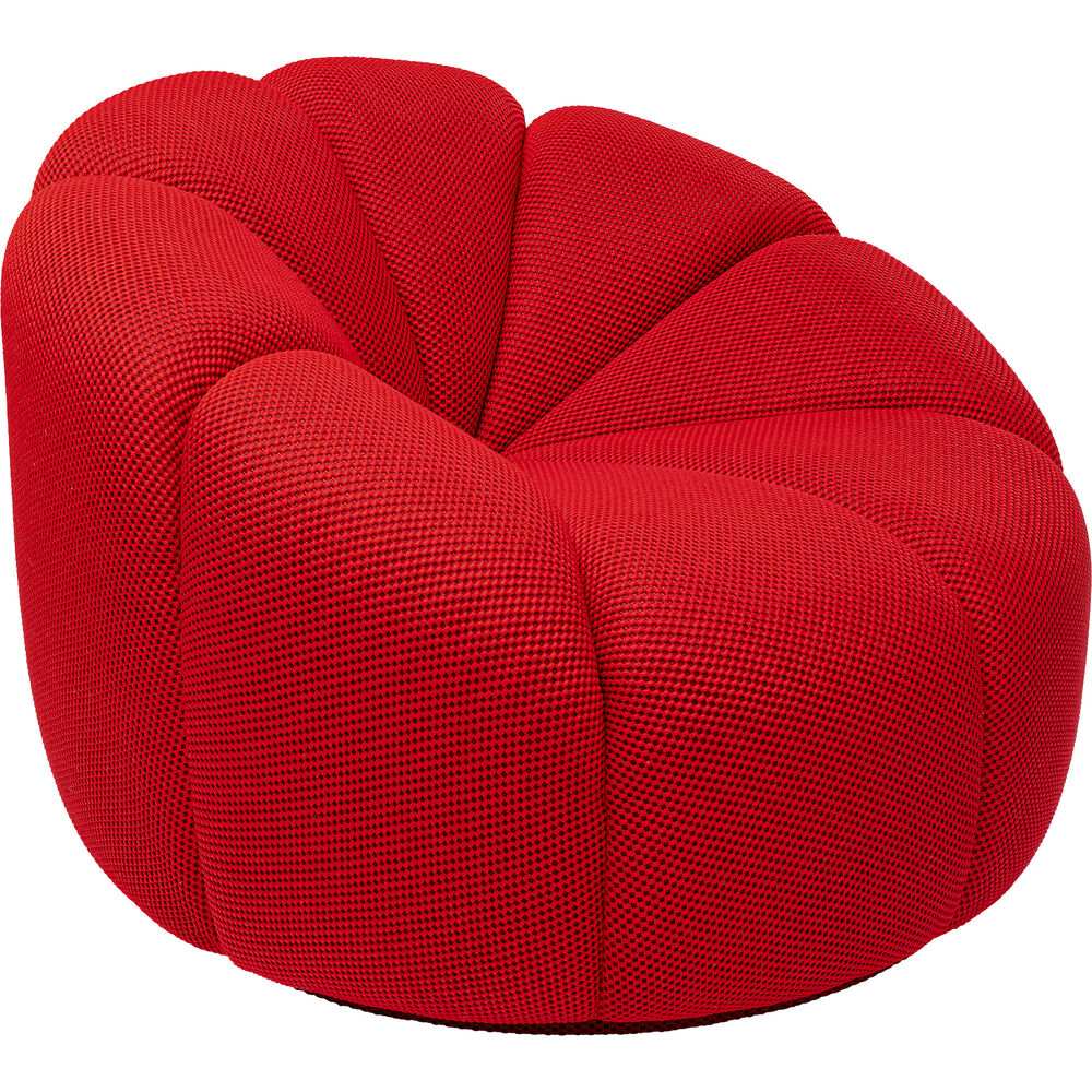 Swivel Armchair Peppo Lounge Red