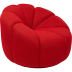 Swivel Armchair Peppo Lounge Red