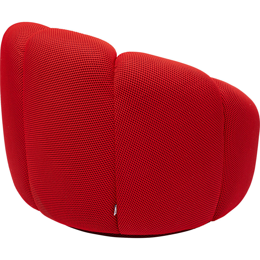 Swivel Armchair Peppo Lounge Red