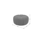 Stool Peppo Lounge Orange Ø76cm