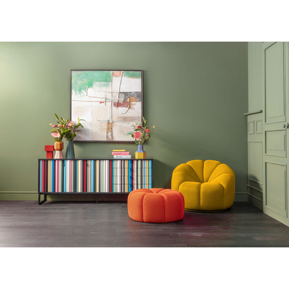 Stool Peppo Lounge Orange Ø76cm