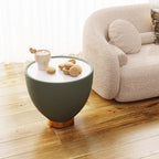 Side Table Endless Vegas Green Ø47cm