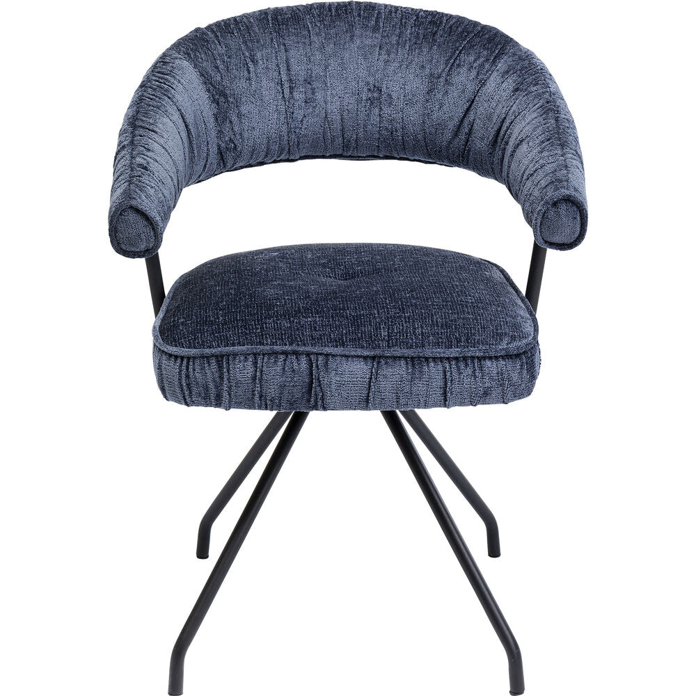Swivel Chair Arabella Blue (2/Set)