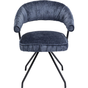 Swivel Chair Arabella Blue (2/Set)