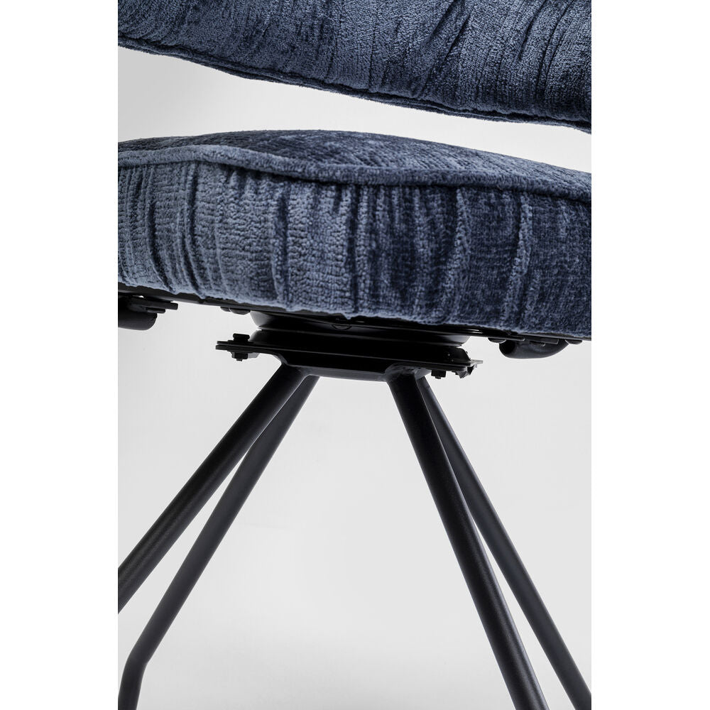Swivel Chair Arabella Blue (2/Set)