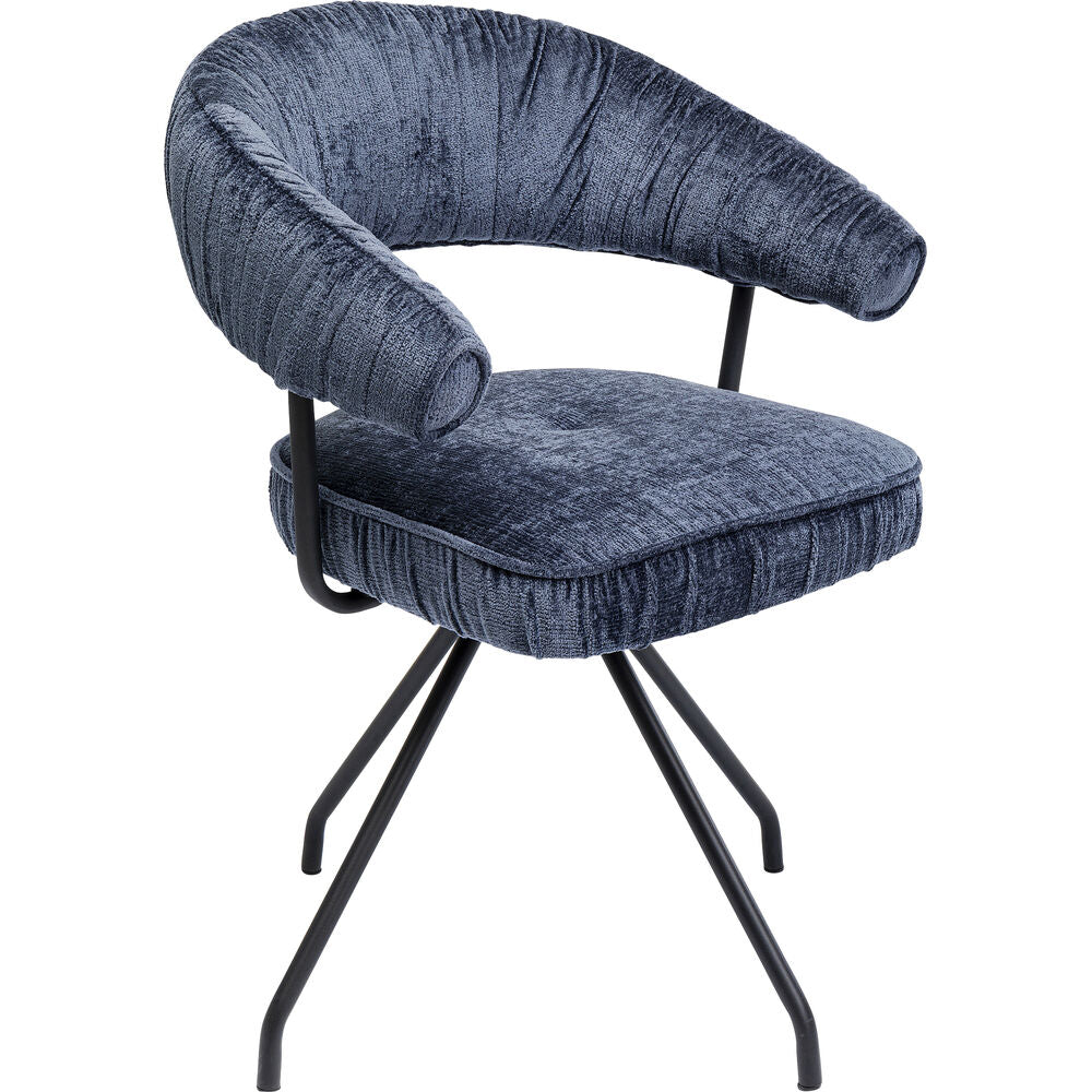 Swivel Chair Arabella Blue (2/Set)