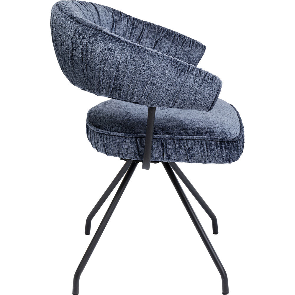 Swivel Chair Arabella Blue (2/Set)