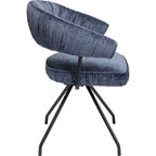 Swivel Chair Arabella Blue (2/Set)