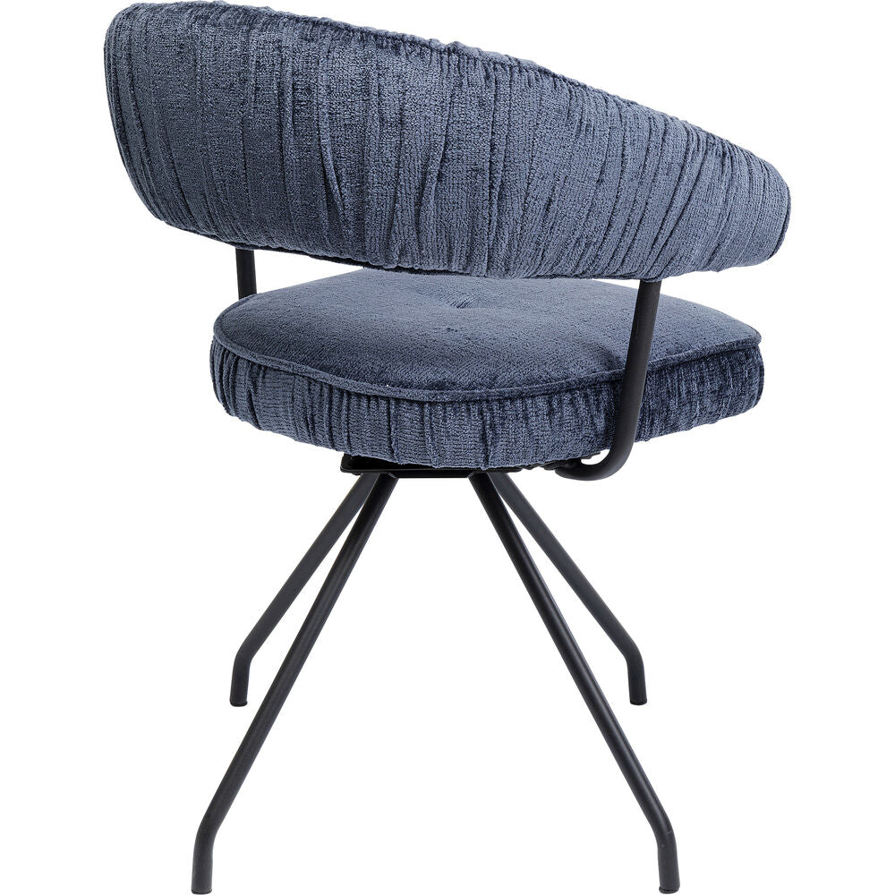 Swivel Chair Arabella Blue (2/Set)