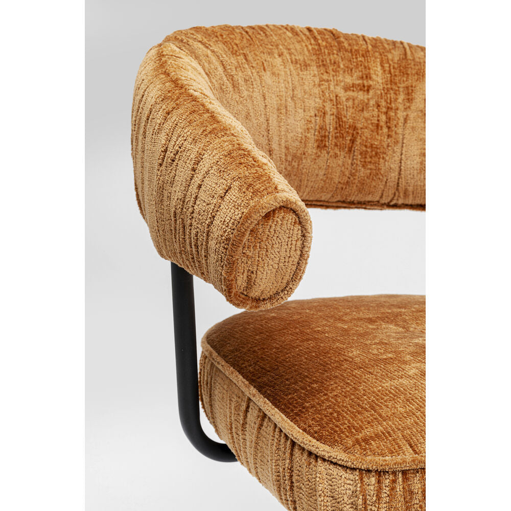 Swivel Chair Arabella Orange (2/Set)