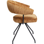 Swivel Chair Arabella Orange (2/Set)