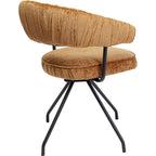 Swivel Chair Arabella Orange (2/Set)