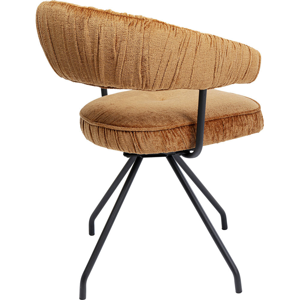 Swivel Chair Arabella Orange (2/Set)