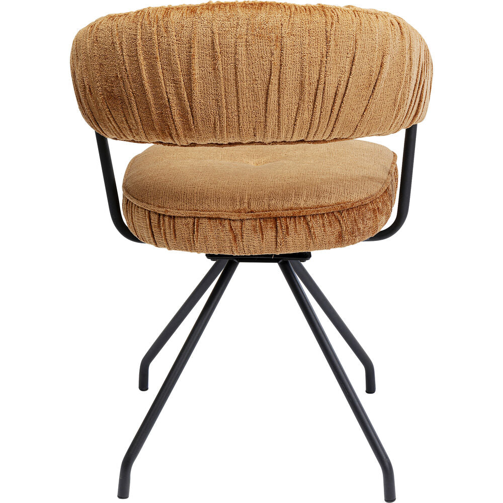 Swivel Chair Arabella Orange (2/Set)