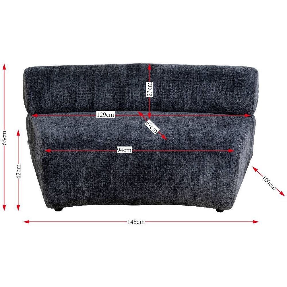 Sofa Element Ciao Midnight 145cm