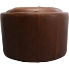 Swivel Armchair Music Hall Leather Brown