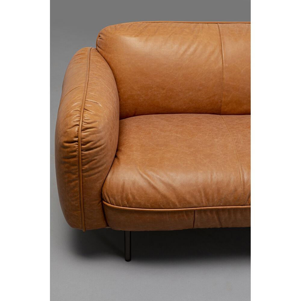 Sofa Calgary Smart Leather Light Brown 228cm