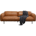 Sofa Calgary Smart Leather Light Brown 228cm