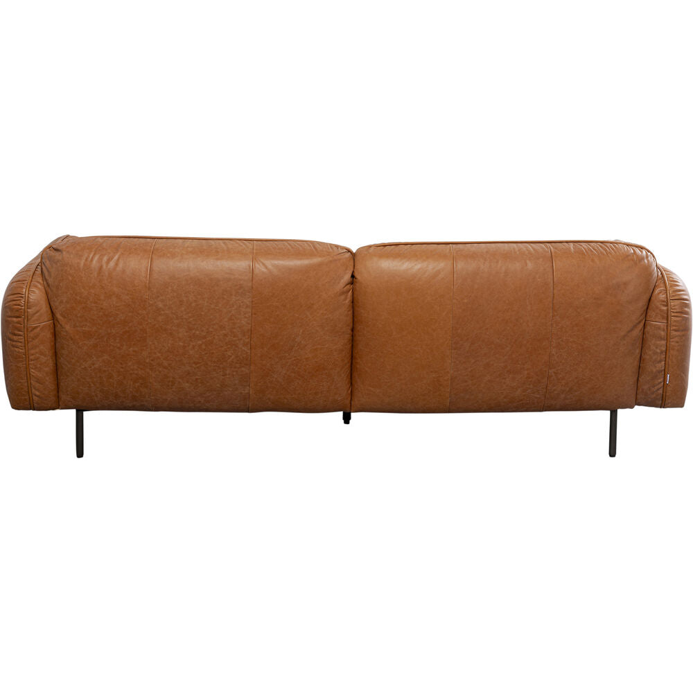 Sofa Calgary Smart Leather Light Brown 228cm