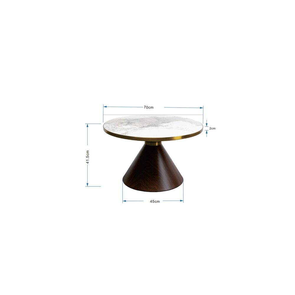 Coffee Table Cono Ceramic Ø70cm