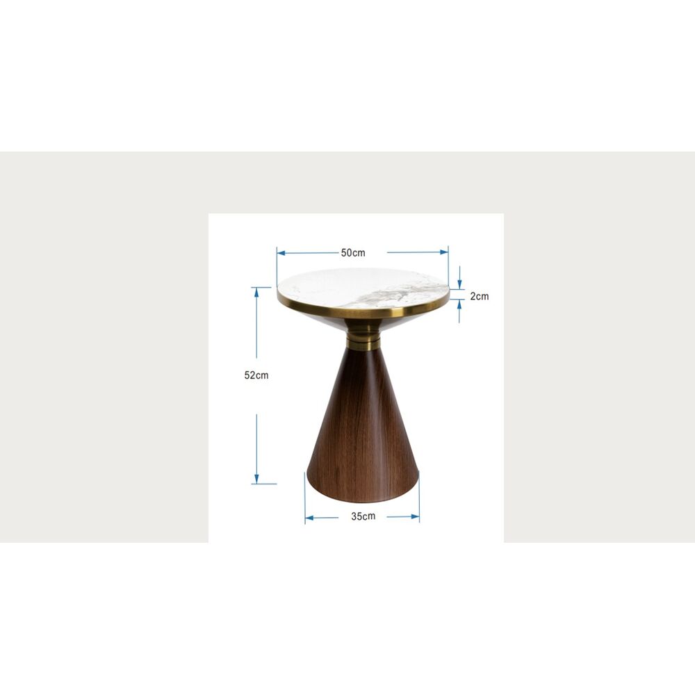 Cono ceramic side table Ø50cm