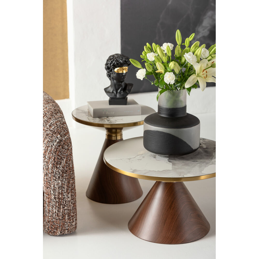 Cono ceramic side table Ø50cm