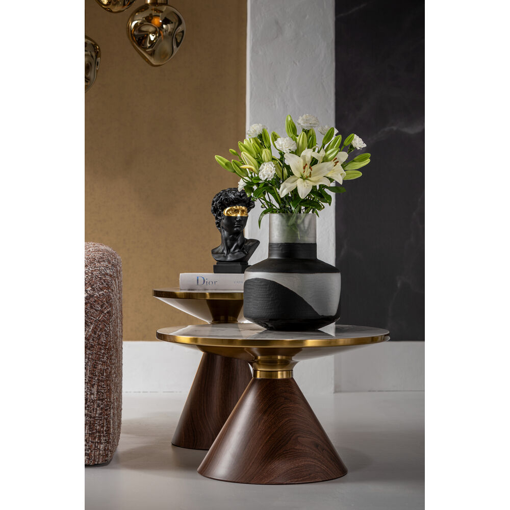 Cono ceramic side table Ø50cm