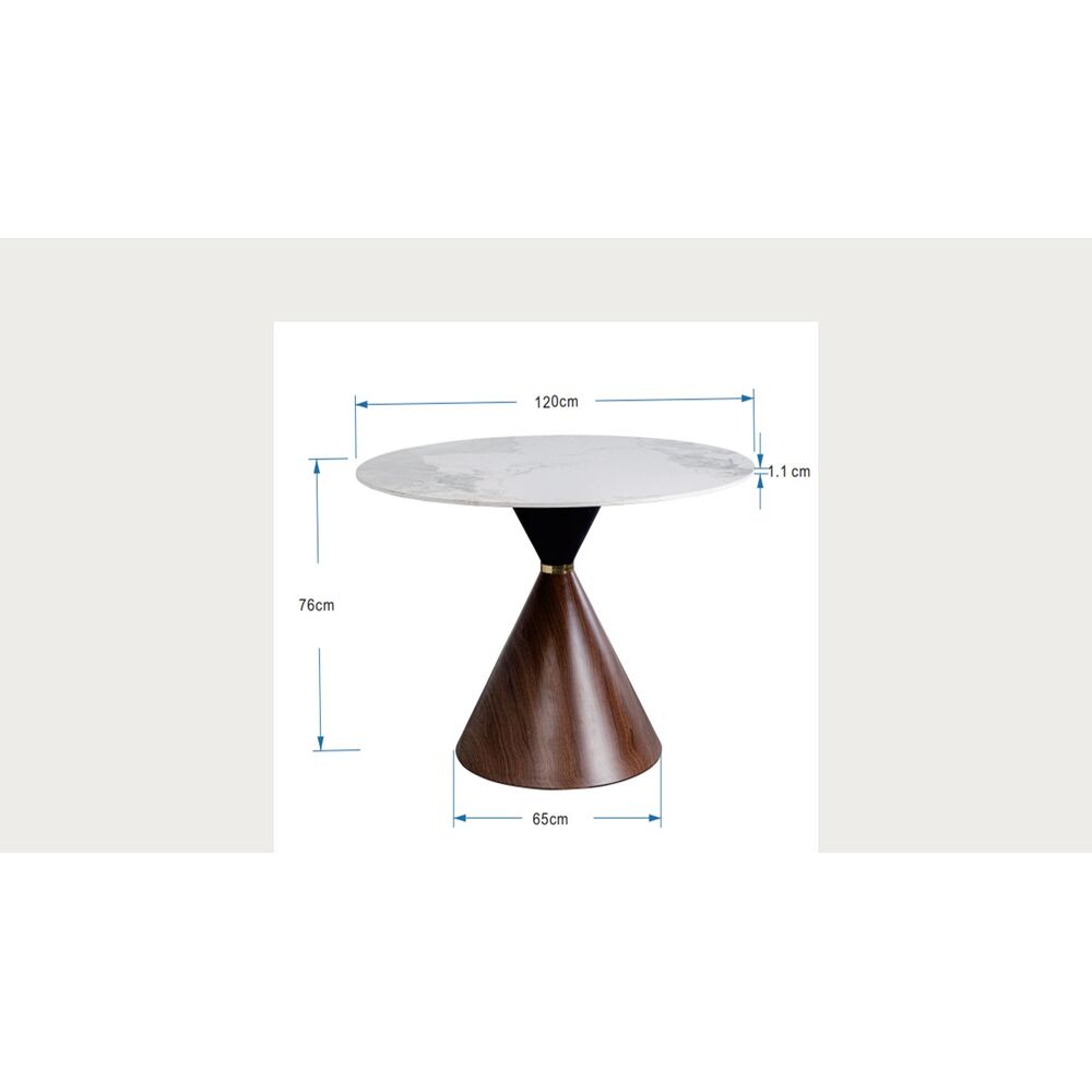 Table Cono Ceramic Ø120cm