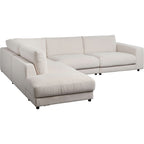 Corner Sofa Palermo Left Cream