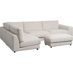 Corner Sofa Palermo Left Cream