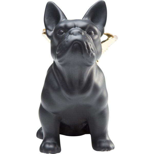 Deco Figurine Sitting Angel Dog Gold-B - Image 5