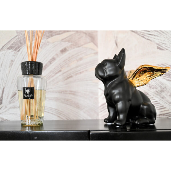 Deco Figurine Sitting Angel Dog Gold-B - Image 6