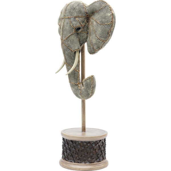 Deco Object Elephant Head Pearls 49cm - Image 8