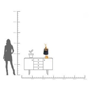 Table Lamp Animal Rabbit Gold/Black 68