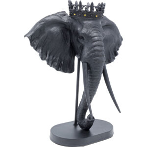 Deco Object Elephant Royal Black