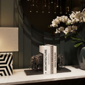 Bookend Elephant Family (2/Set)