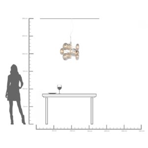 Pendant Lamp Headlight Chrome