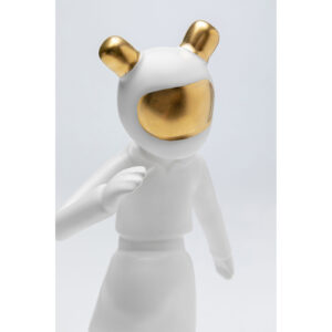Deco Figurine Skating Astronaut White 33cm