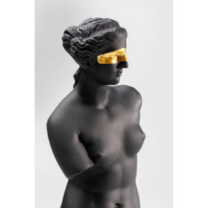 Deco Figurine Sculpture Black 48cm
