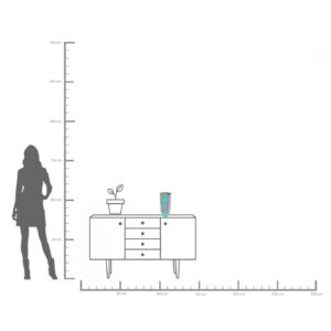 Vase Phenom Green 33cm