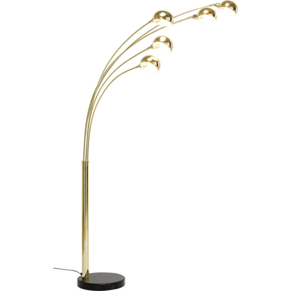 Floor lamp Five fingers brass - Image 8