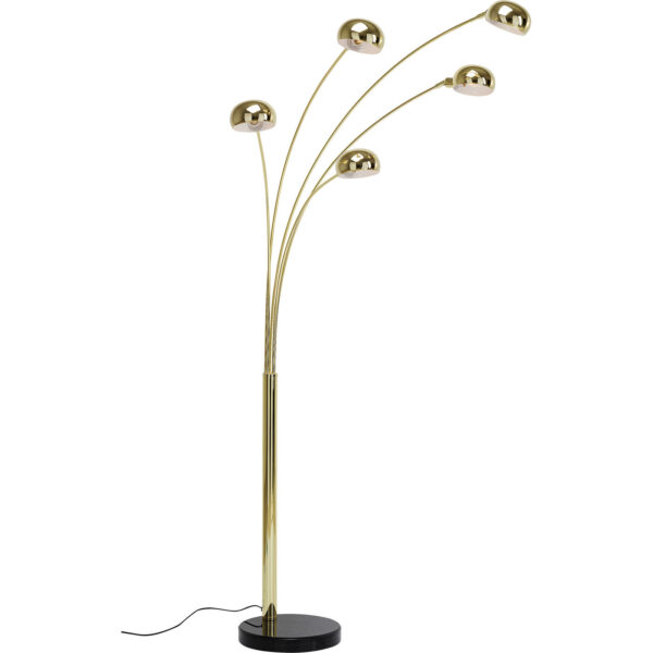 Floor lamp Five fingers brass - Image 9