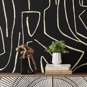 Deco Object Nude Man Stand Bronze 35cm