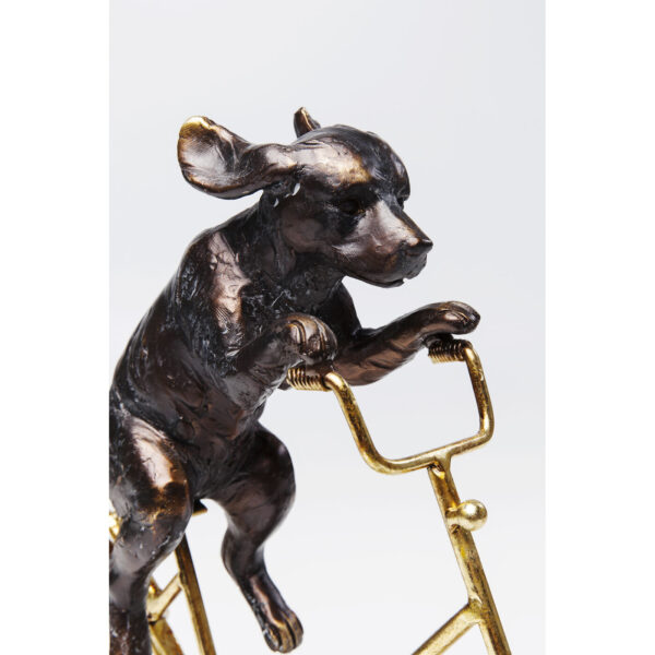 Deco Object Dog With Bicycle 44cm - Image 5