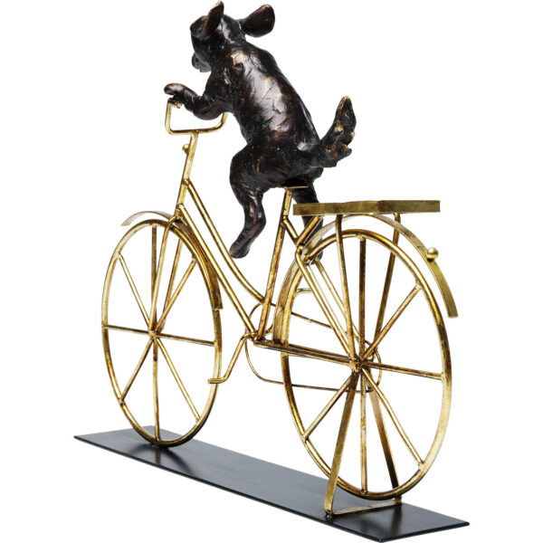 Deco Object Dog With Bicycle 44cm - Image 9