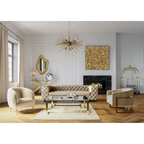 Mirror Hologram Gold 119x76cm - Image 12