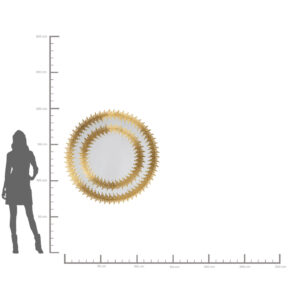 Mirror Solare Gold 132cm